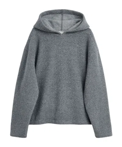 Sunflower Long-sleeve Hooded Sweater In Gray