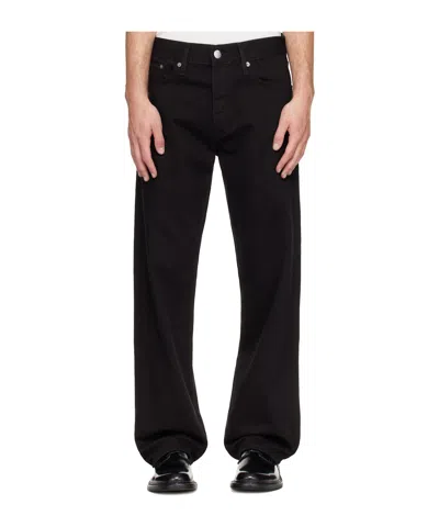 Sunflower Loose Belt Loop Jeans In Black
