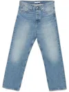 Sunflower Belt Loop Denim Trousers In Blue