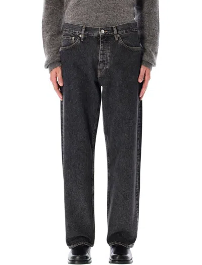 Sunflower Loose Fit Black Stone Washed Organic Denim Jeans