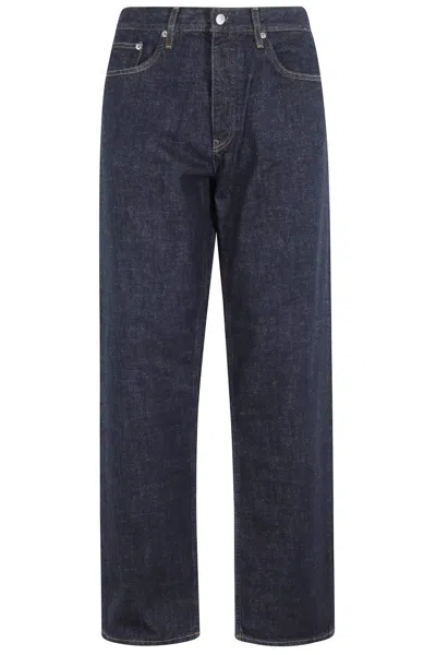 Sunflower Loose-fit Denim Blue Jeans In Black