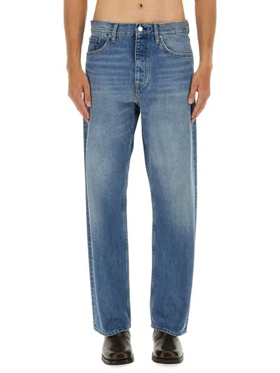 Sunflower Beige Cotton Jeans In Blue