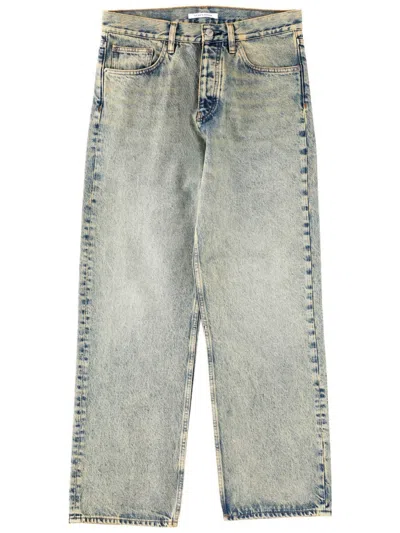 Sunflower Loose Fit Organic Denim Jeans In Blue