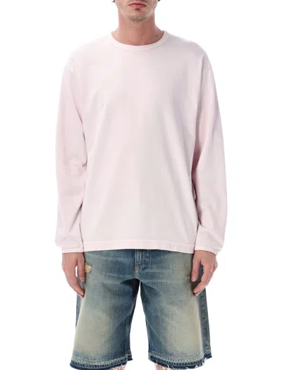Sunflower Heavy Jersey Long-sleeved T-shirt In Pink