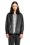 Sunflower Black Jacket With Classic Collar And Dropped Shoulders In Black