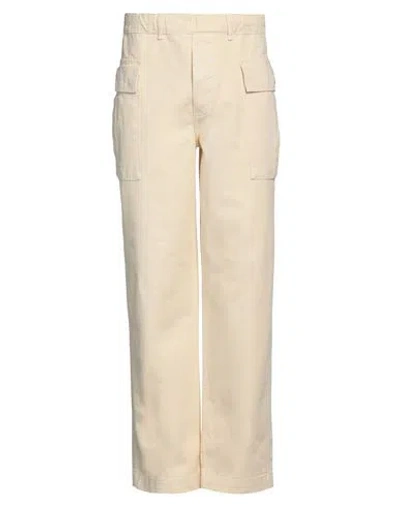Sunflower Man Pants Ivory Size 34 Cotton In White
