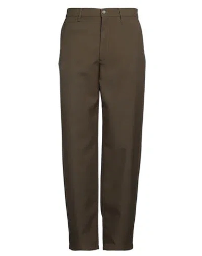 Sunflower Man Pants Khaki Size 34 Polyester, Virgin Wool In Beige