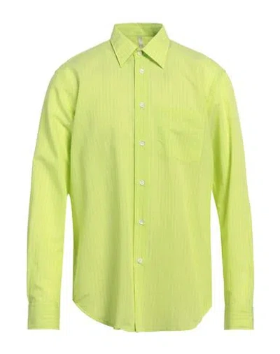Sunflower Man Shirt Acid Green Size Xl Cotton, Polyamide