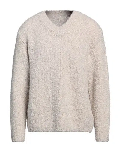 Sunflower Man Sweater Off White Size Xl Merino Wool, Polyester In Neutral