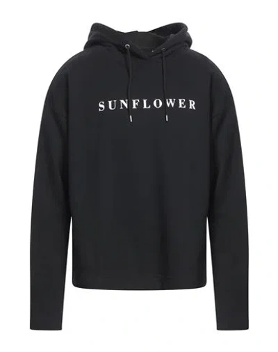 Sunflower Man Sweatshirt Black Size M Cotton, Polyester