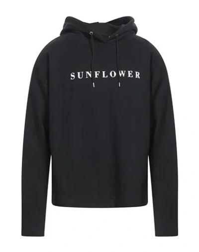 Sunflower Man Sweatshirt Black Size Xl Cotton, Polyester