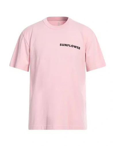 Sunflower Man T-shirt Pink Size L Organic Cotton