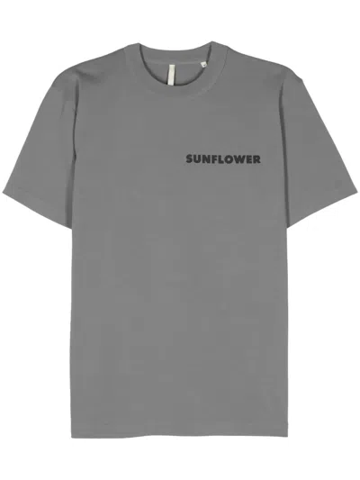 Sunflower Master Logo-print T-shirt In Grey