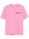 Sunflower Round Neck T-shirt In Pink