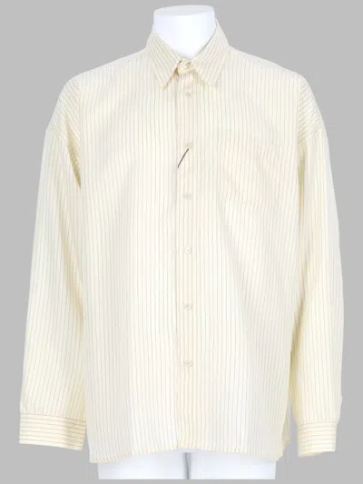 Sunflower Men's Tencel Stable Shirt - Size L In Neutral