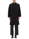 Sunflower Raglan Coat In Black