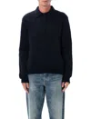 Sunflower Long Sleeves Wool Sweater In Blue