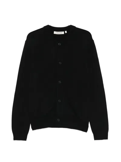 Sunflower Moon Button-up Cardigan In Black