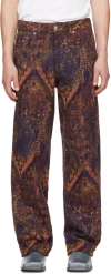 Sunflower Multicolor Wide Twist Trousers In 440 Multi