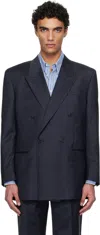 Sunflower Navy 90's Db Blazer In Navy 200