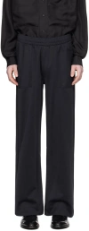 Sunflower Navy Drawstring Track Pants In 200 Navy