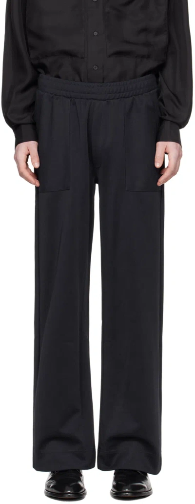 Sunflower Navy Drawstring Track Pants In 200 Navy