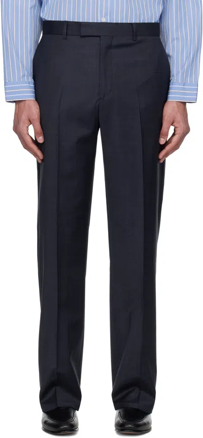 Sunflower Navy Relaxed Trousers In Navy 200