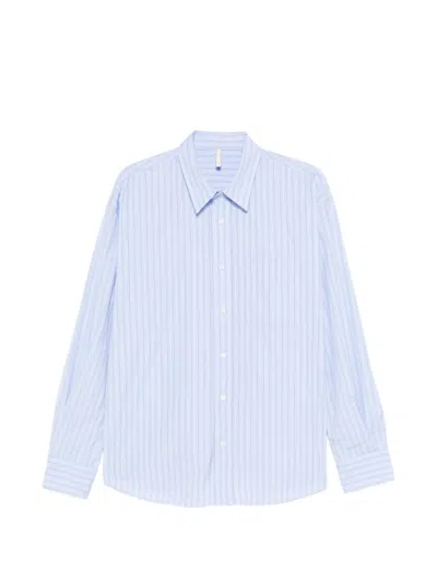 Sunflower New Base Striped Shirt In Blue