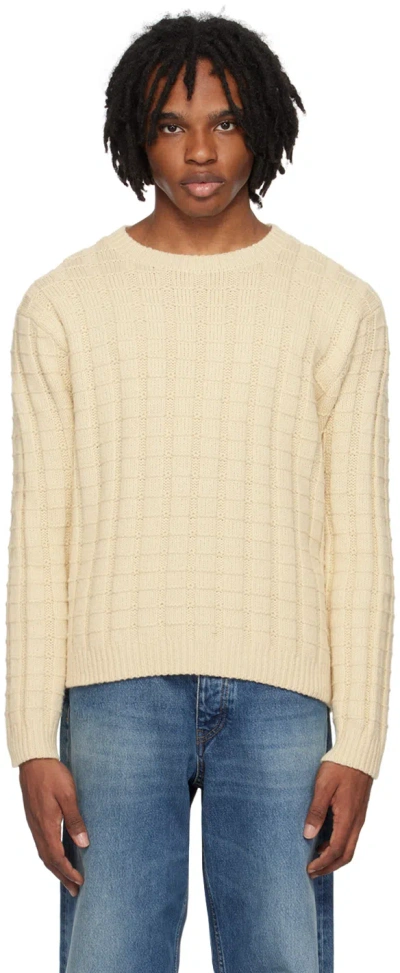 Sunflower Off-white Angle Sweater In Yellow