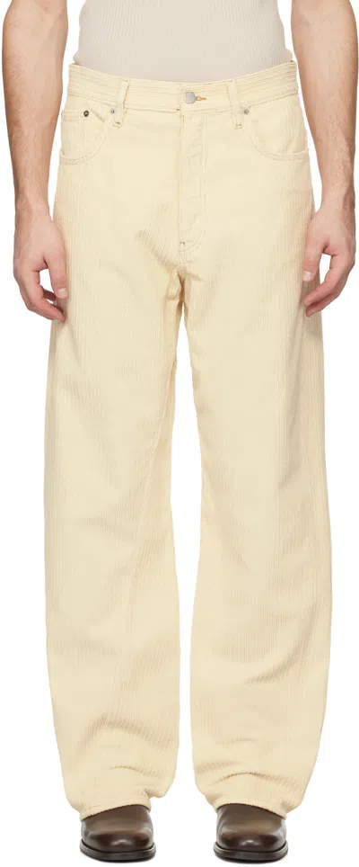 Sunflower Off-white Wide Twist Cord Trousers In Off White010
