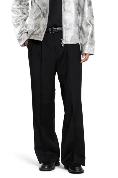 Sunflower Pantaloni A Pieghe Ampie In Black
