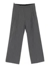 Sunflower Pinstripe Tailored Trousers In Gray