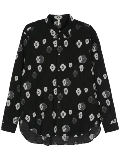 Sunflower Please Floral Shirt In Black
