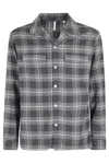 Sunflower Plaid Cotton Shirt In Grey