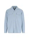 Sunflower Pocket Shirt" Checked Shirt Light Blue In Blue