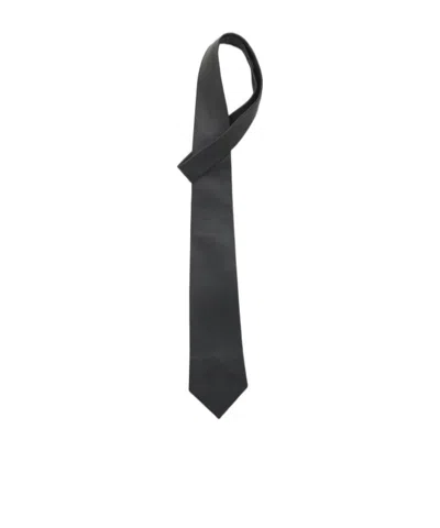 Sunflower Pointed Tie In Black