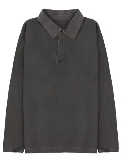 Sunflower 向日葵 Polo 衫“重型泽西橄榄球” In Gray