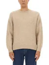 Sunflower Yak And Wool Blend Sweater In Beige