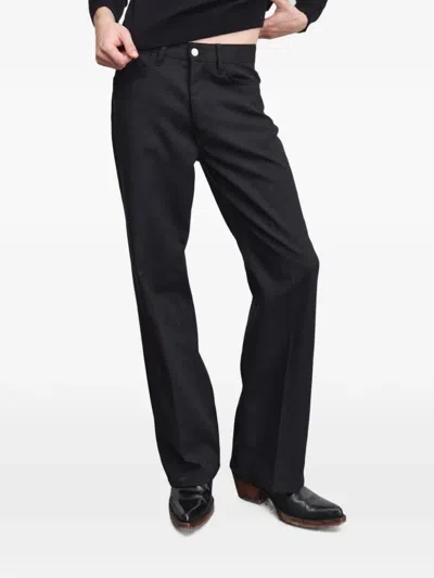 Sunflower Relaxed Bootcut Jeans In Black