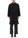 Sunflower Long-sleeved Collared Coat In Black