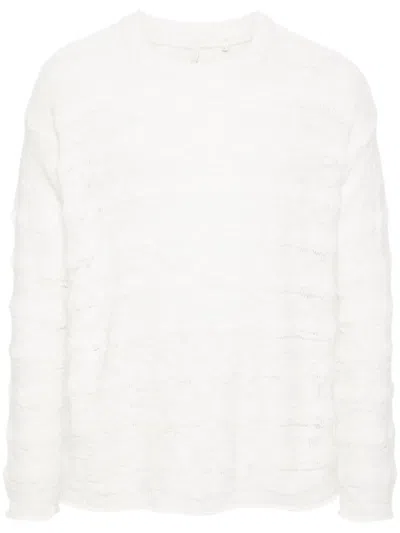 Sunflower Repair Crew-neck Jumper In Neutrals