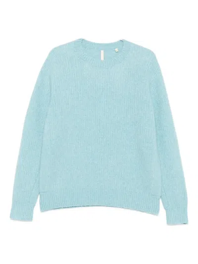 Sunflower Ribbed Wool Sweater In Blue