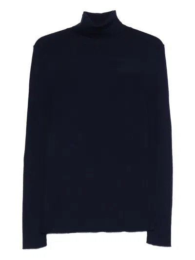 Sunflower Roll-neck Sweater In Blue