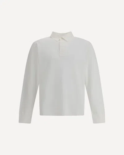 Sunflower Rugby Waffle Polo Shirt In White