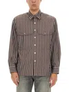 Sunflower Shirt "notes" In Brown
