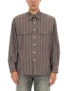 Sunflower Shirt "notes" In Brown