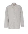 Sunflower Striped Long Sleeve Button Down Shirt In Gray