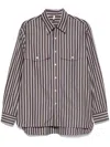 Sunflower Shirt "notes" In Marrone