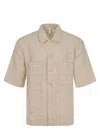 Sunflower Green Adam Shirt Frontal Buttons Closure In Pink
