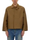 Sunflower Short Coat With Raglan Sleeves In Beige
